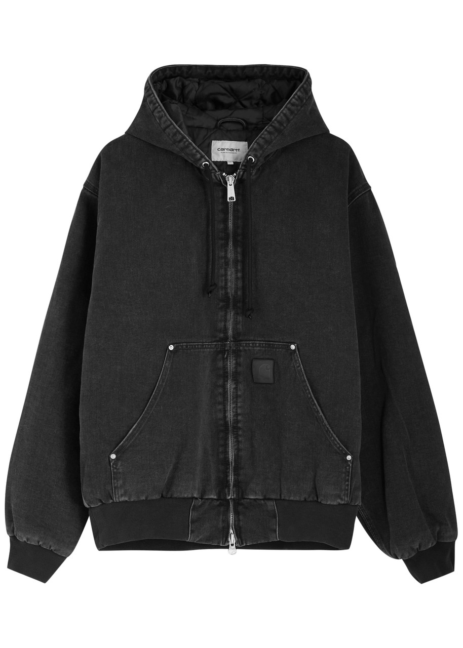 Carhartt Wip OG Active Rivet Hooded Denim Jacket - Black - XL