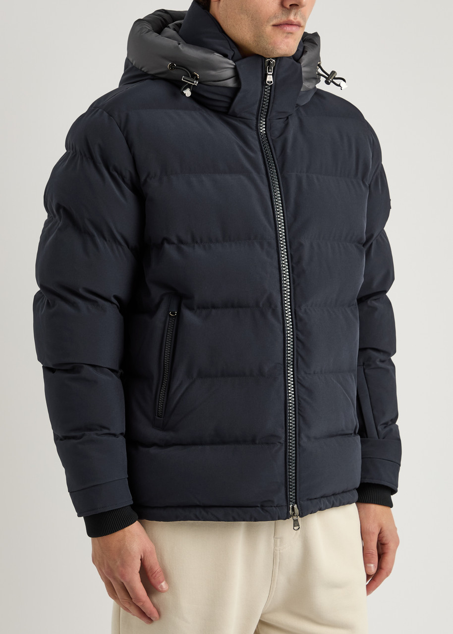 Sandbanks Banks Quilted Shell Jacket In Navy