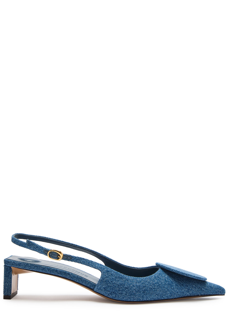 Jacquemus Les Slingbacks Duelo 40mm Pumps In Blue