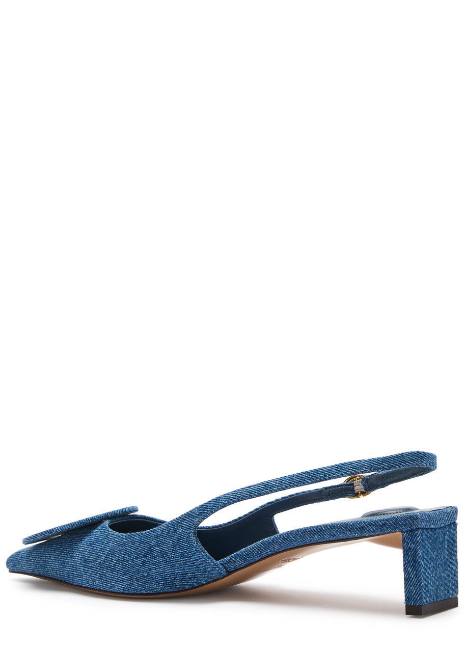 Jacquemus Les Slingbacks Duelo 40mm Pumps In Blue