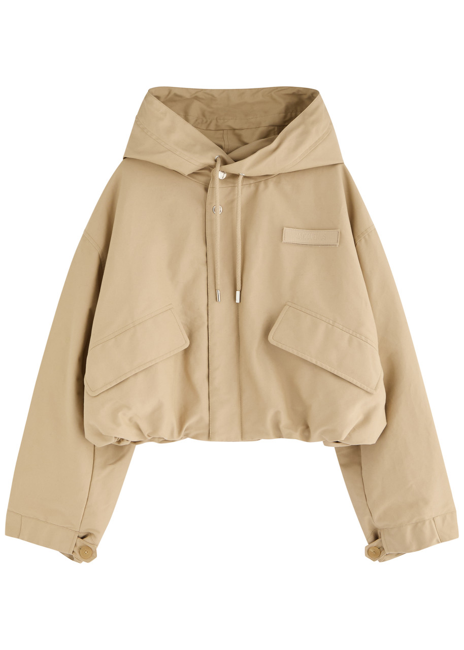 Jacquemus Beige Les Sculptures 'la Parka Courte Caraco' Jacket In Beige