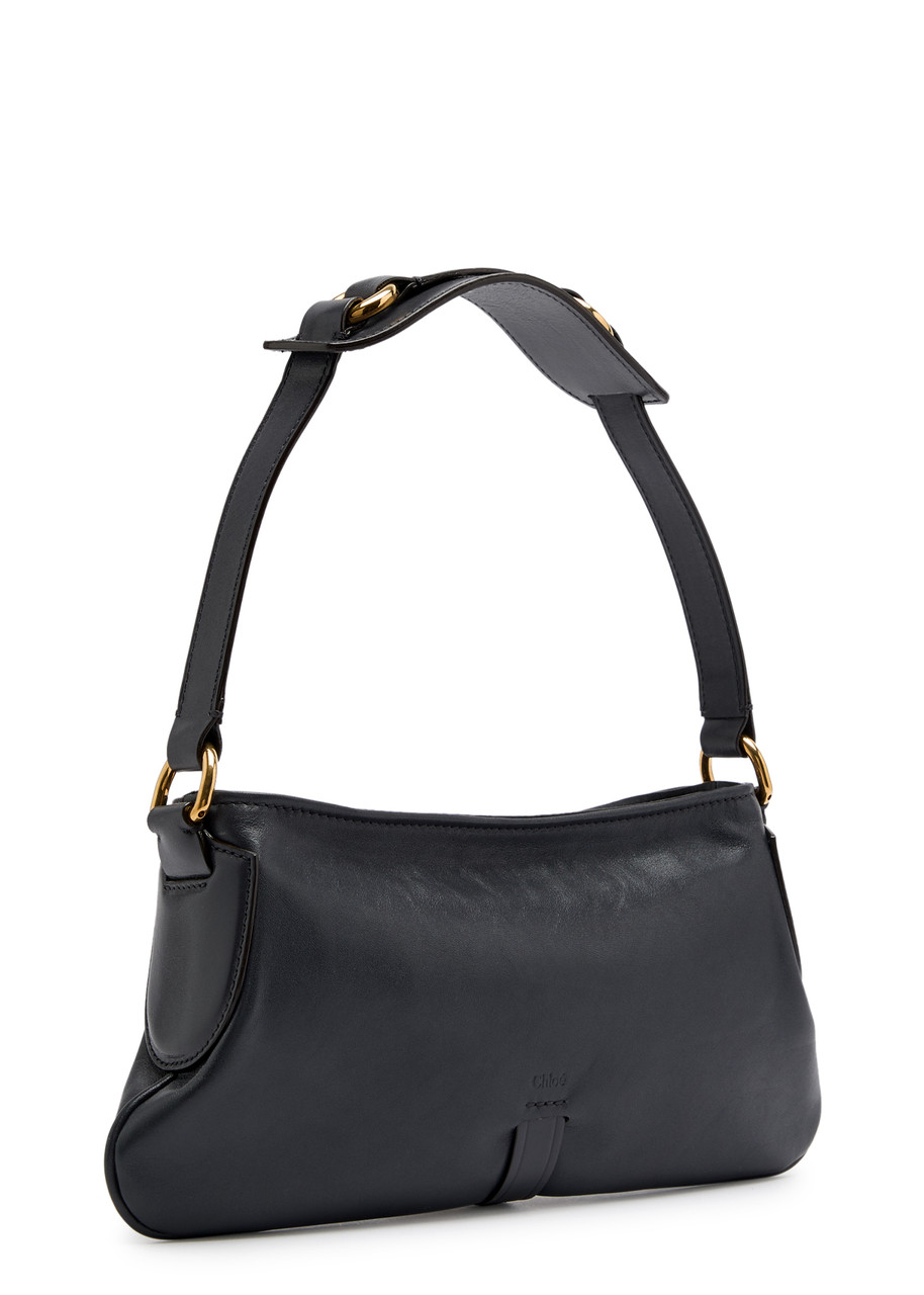 Chloé Chloe Kerala 25 Leather Shoulder Bag In Navy