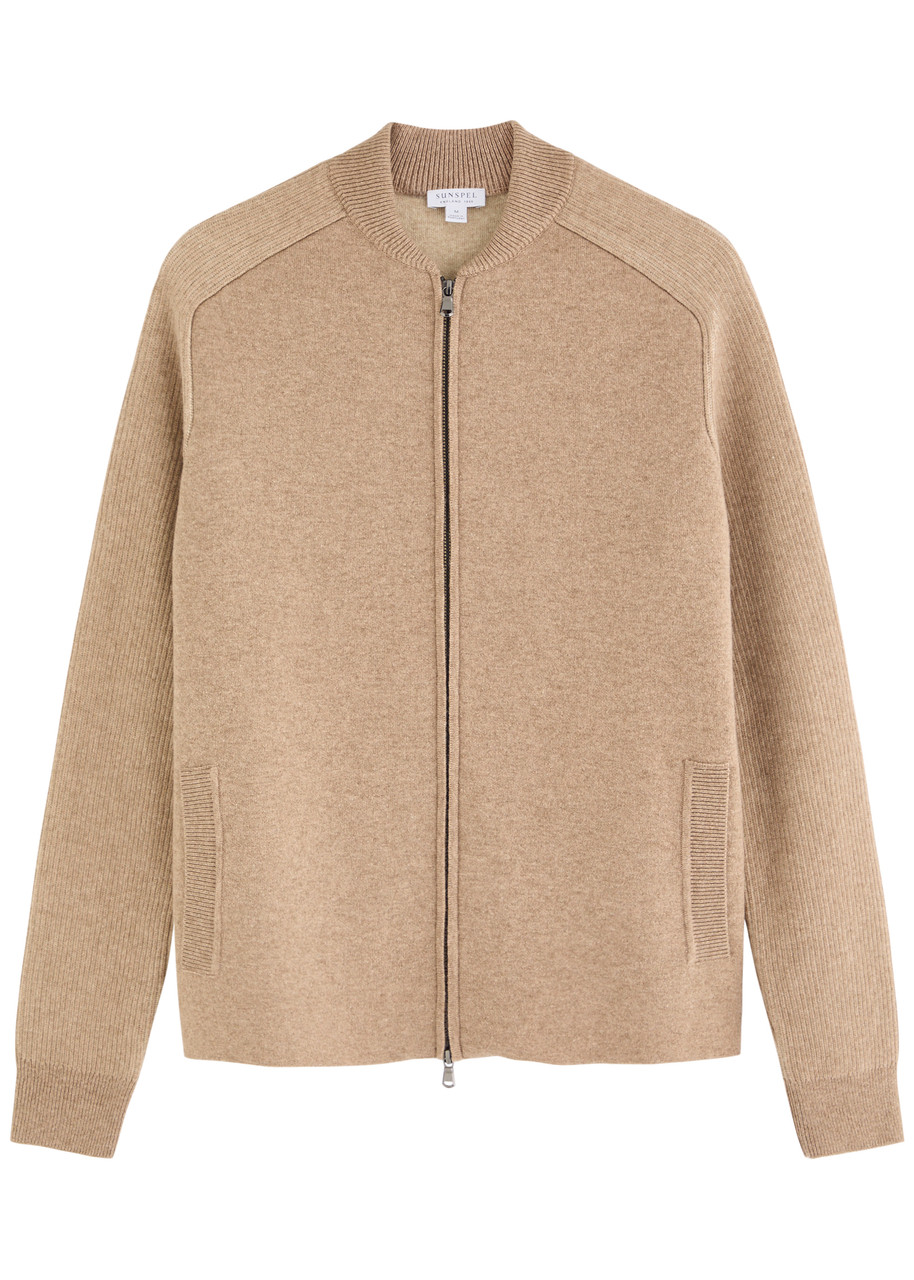 Sunspel Wool-blend Jacket - Camel - XL