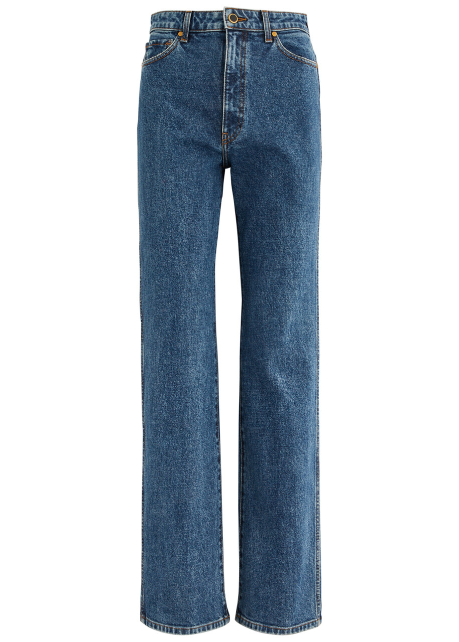 Khaite Daniella High-waisted Denim Jeans In Denim