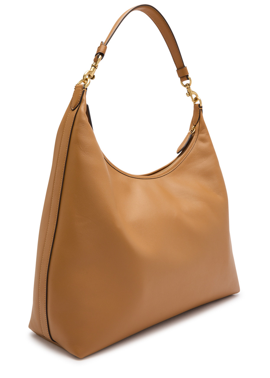Coach Juliet Large Leather Shoulder Bag In Caramel