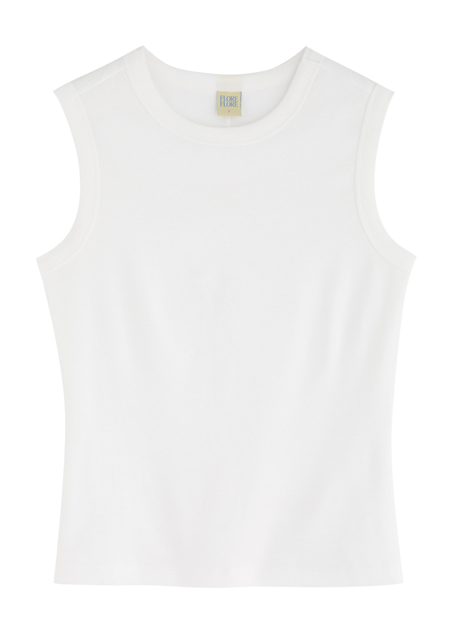Flore Flore Esme Cotton Tank In White