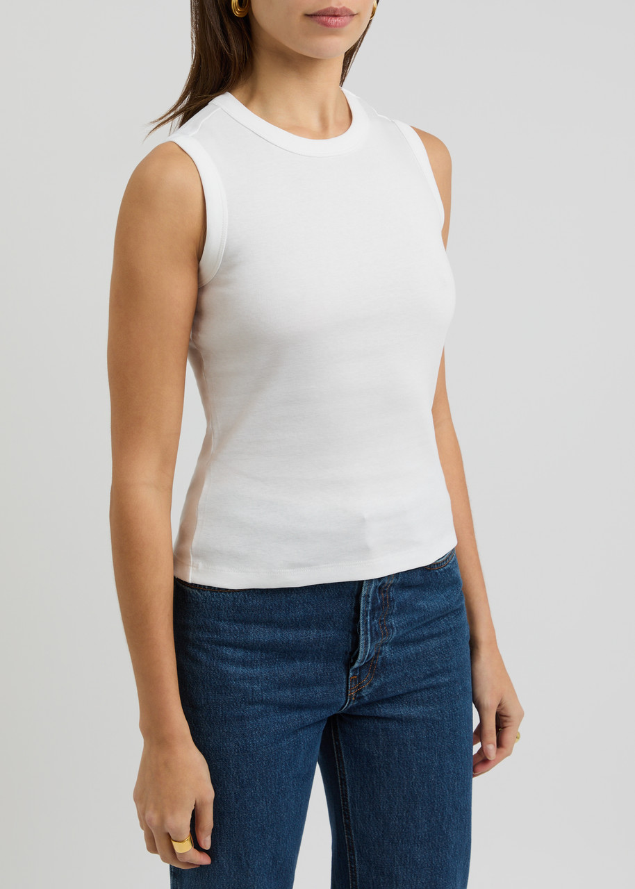 Flore Flore Esme Cotton Tank In White
