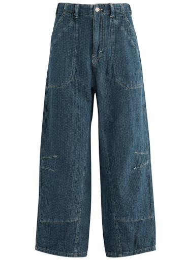 FREE PEOPLE: Midnight Voyage Harem wide-leg jeans