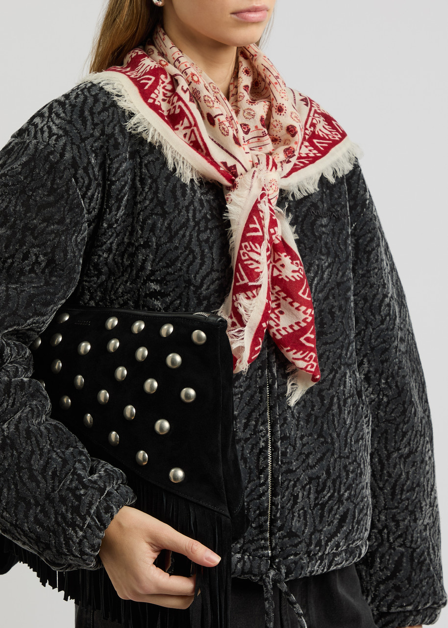 Isabel Marant Alecia Cashmere-blend Scarf In Beige