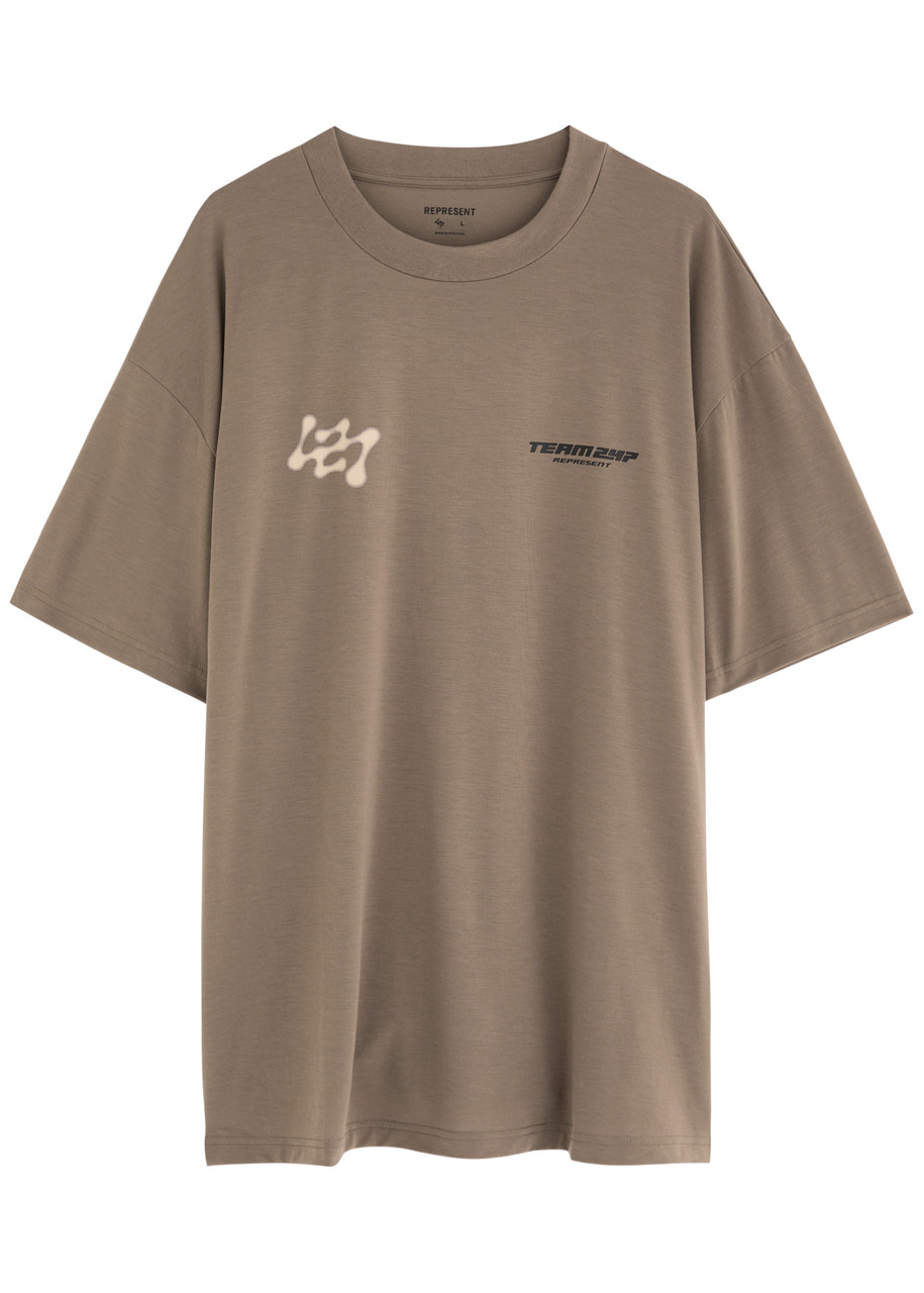 Represent 247 Future Printed Jersey T-shirt - Brown - L