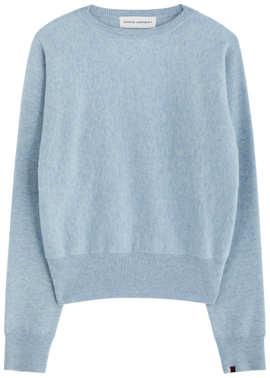 Extreme Cashmere N382 Belle Cashmere-blend Jumper - Light Blue