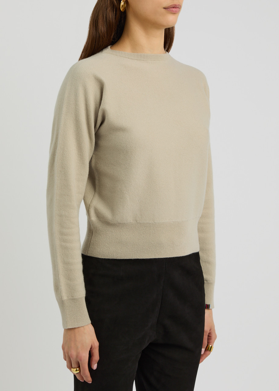 Extreme Cashmere N°382 Belle Cashmere-blend Jumper In Beige