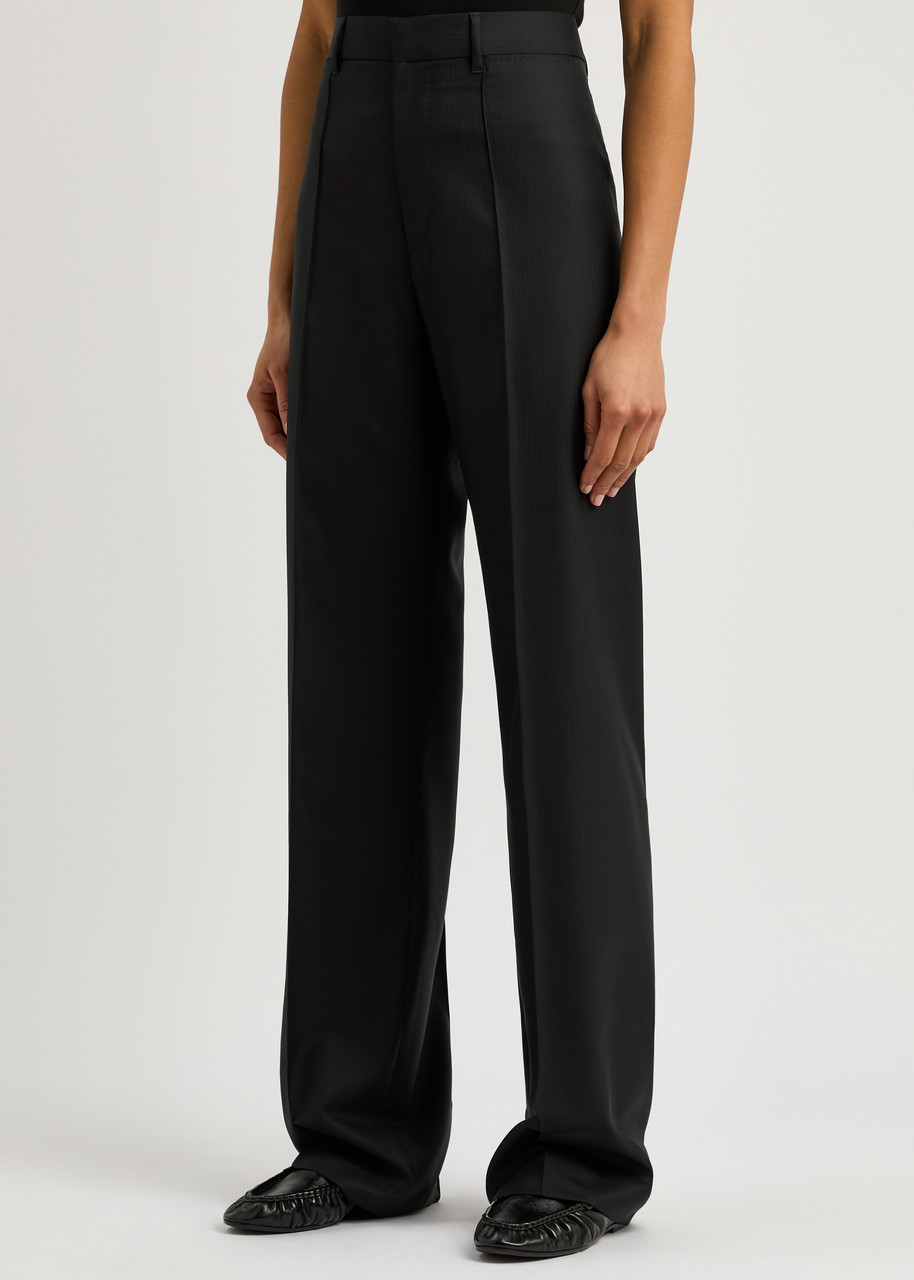 Petar Petrov The Everyman Straight-leg Wool Trousers In Black