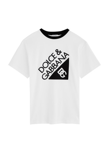 T-shirt Enfant Dolce & Gabbana Noir Taille 9/10 - Neuf Sans étiquettes, Manches Courtes, Modèle L54061