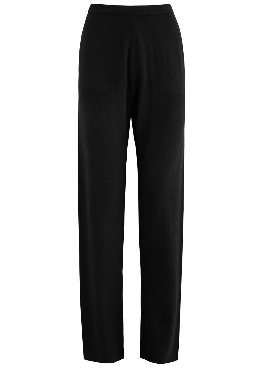 Extreme Cashmere N°320 Rush Cashmere-blend Trousers - Black - One Size