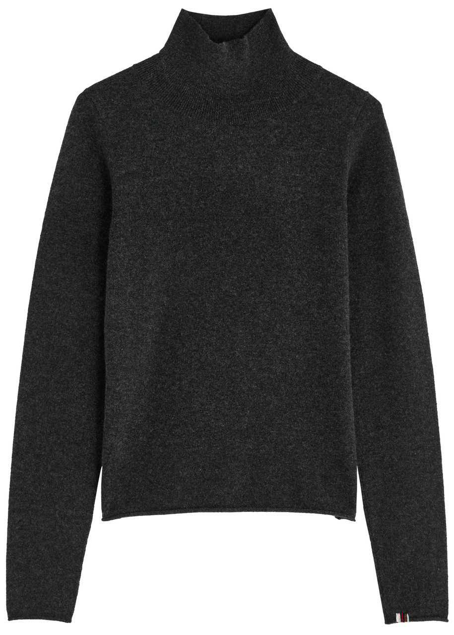 Extreme Cashmere N°380 Audrey Cashmere-blend Jumper In Black