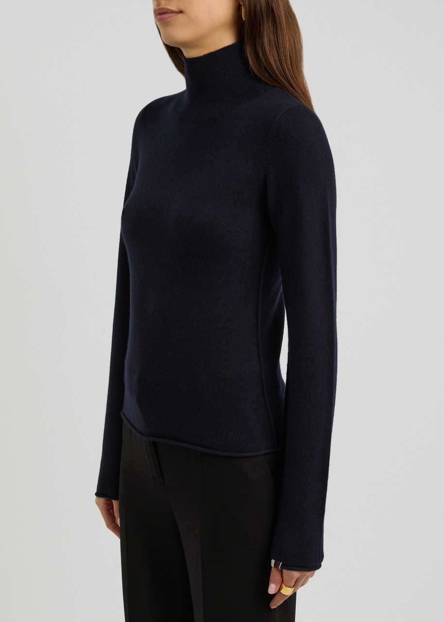 Extreme Cashmere Belle Cashmere Stretch 2.26 Pullover In Navy