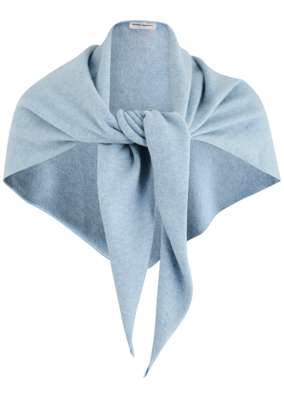 Extreme Cashmere N°150 Witch Cashmere-blend Scarf - Light Blue - One Size