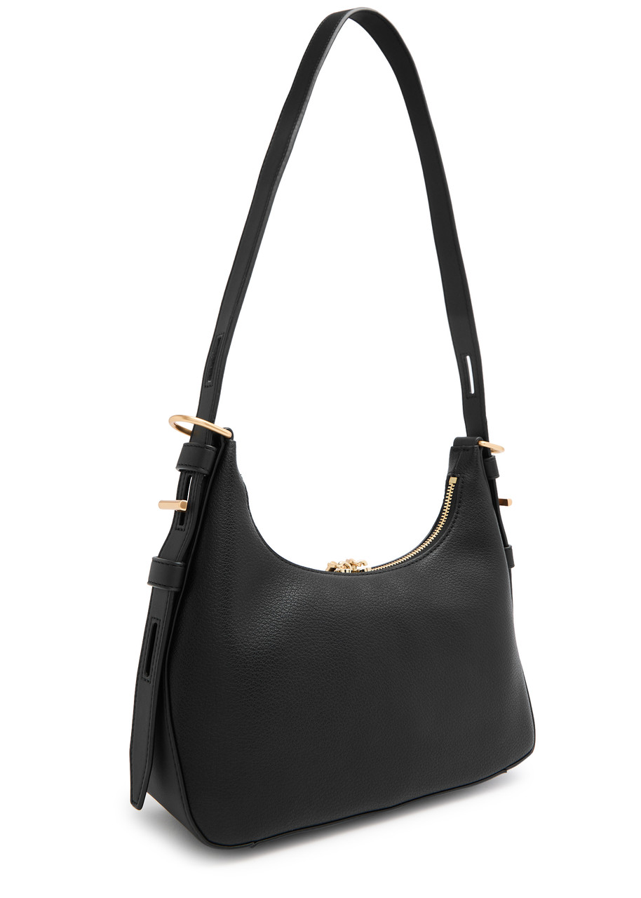Dkny Mindy Grained Leather Cross-body Bag In Black