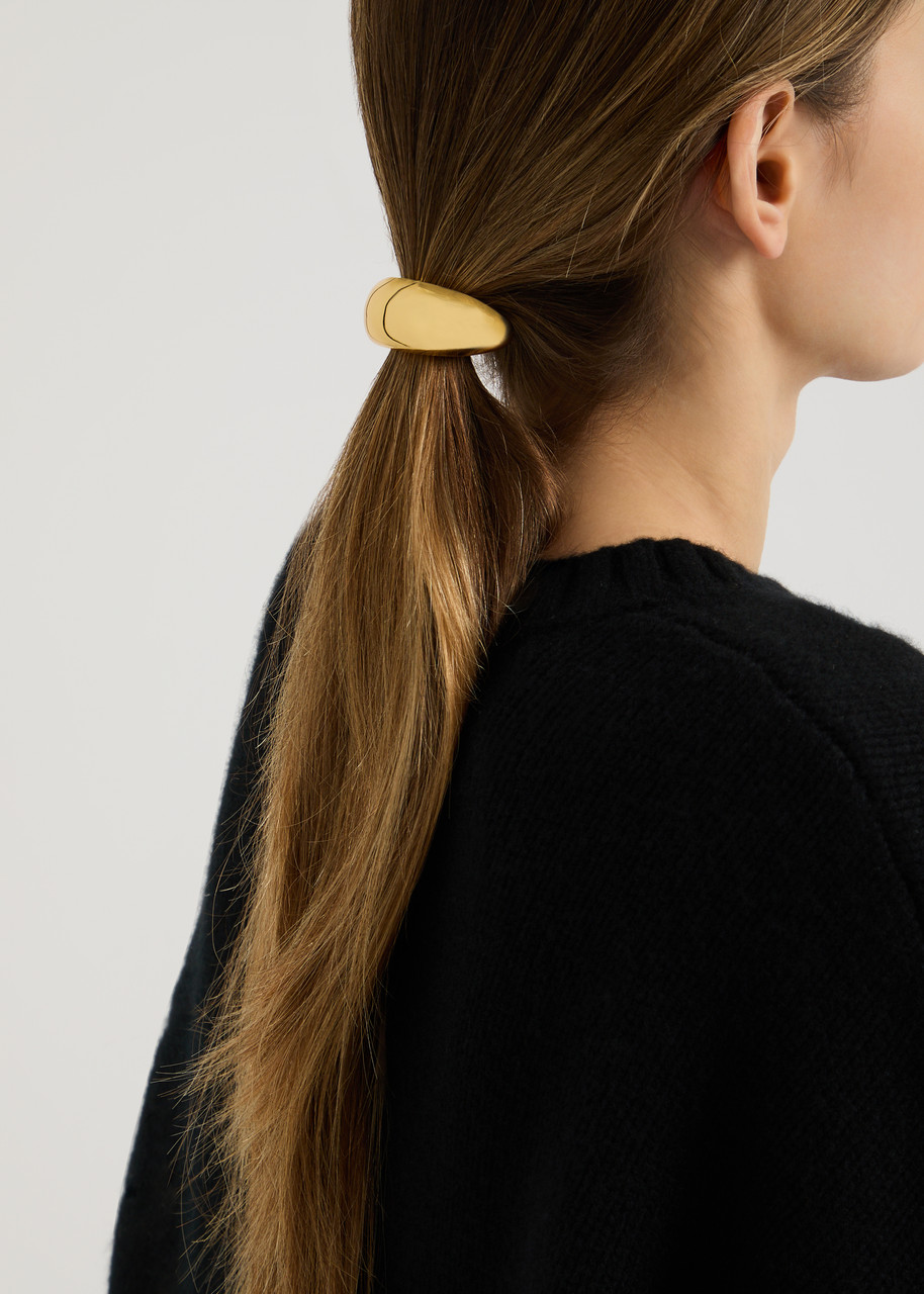 Lie Studio The Thea 18kt Gold-plated Hair Tie In Gold