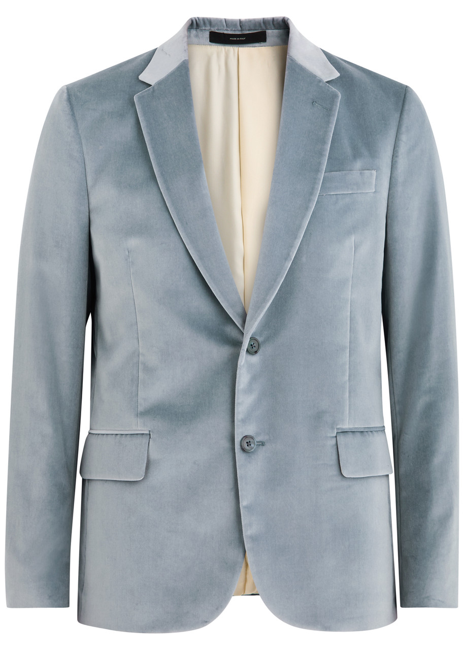Paul Smith Velvet Blazer - Light Blue - 48 (IT48 / M)