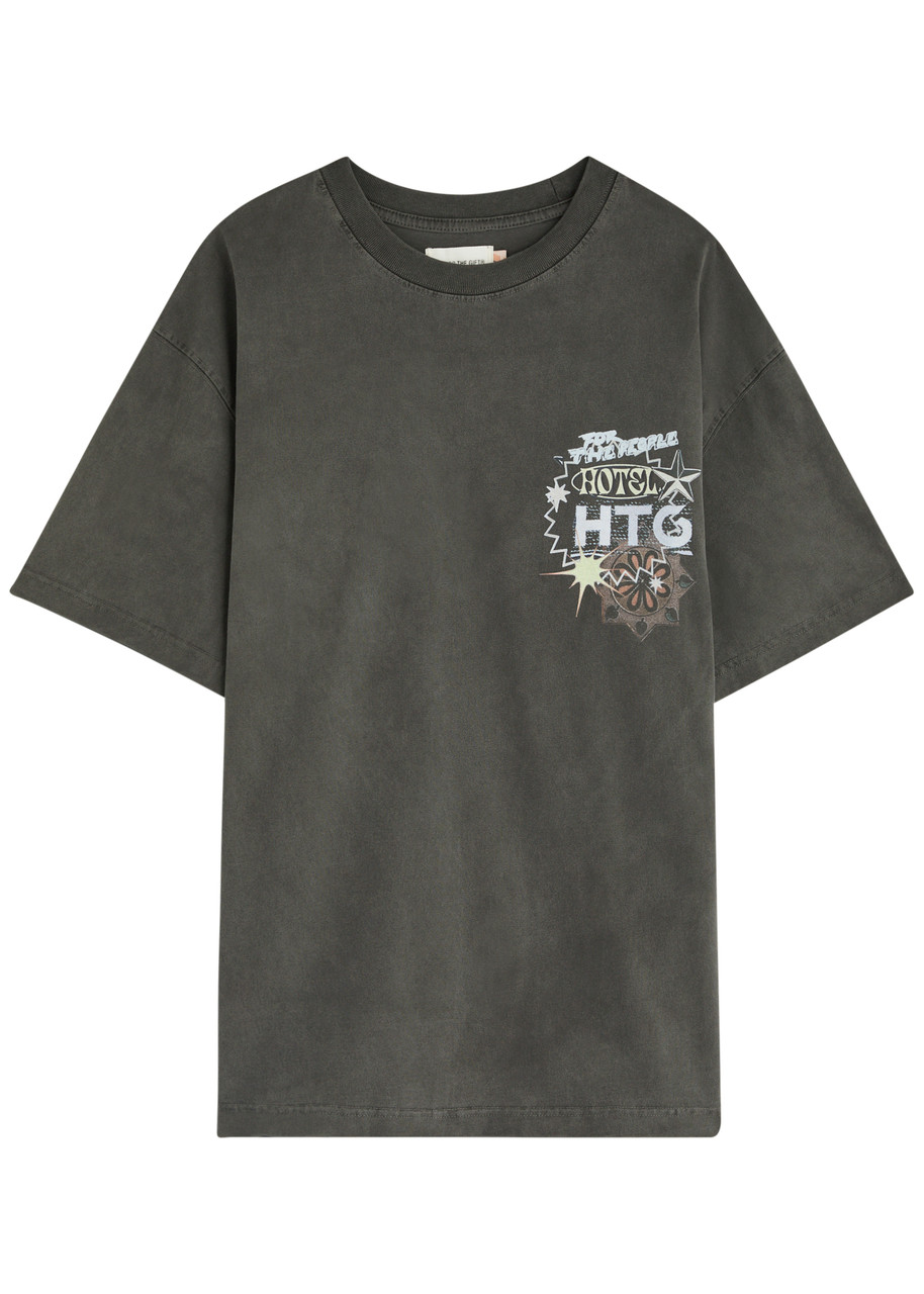Honor The Gift Disco Rodeo Printed Cotton T-shirt - Black - L