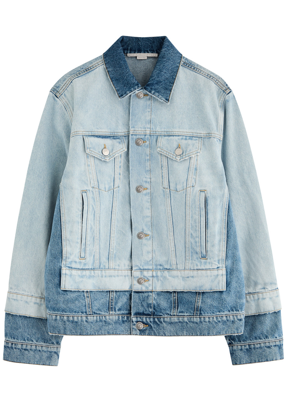 Stella Mccartney Panelled Denim Jacket - XS (UK6 /xs)