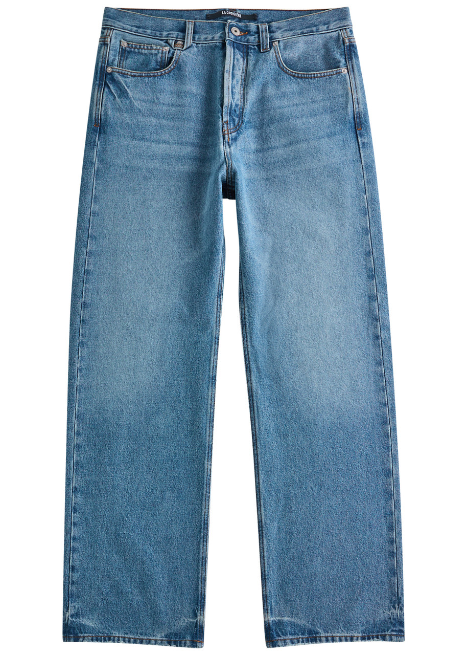 Jacquemus Le De Nimes Droit Straight-leg Jeans - Blue - 30 (W30 / S)