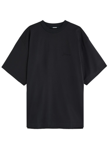 【関税込み】JACQUEMUS ネイビー The Halteres Tシャツ Navy 'The Haltères' T-shirt by JACQUEMUS on Sale