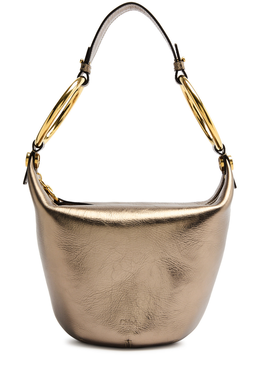 Chloe Bracelet Small Metallic Leather Shoulder bag - Metallic Silver - One Size