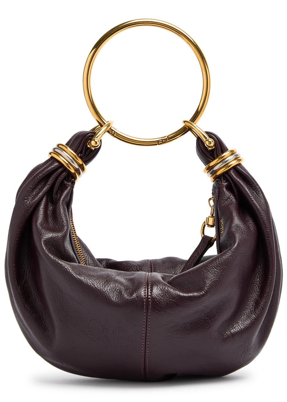 Chloe Bracelet Leather top Handle bag - Dark Purple - One Size