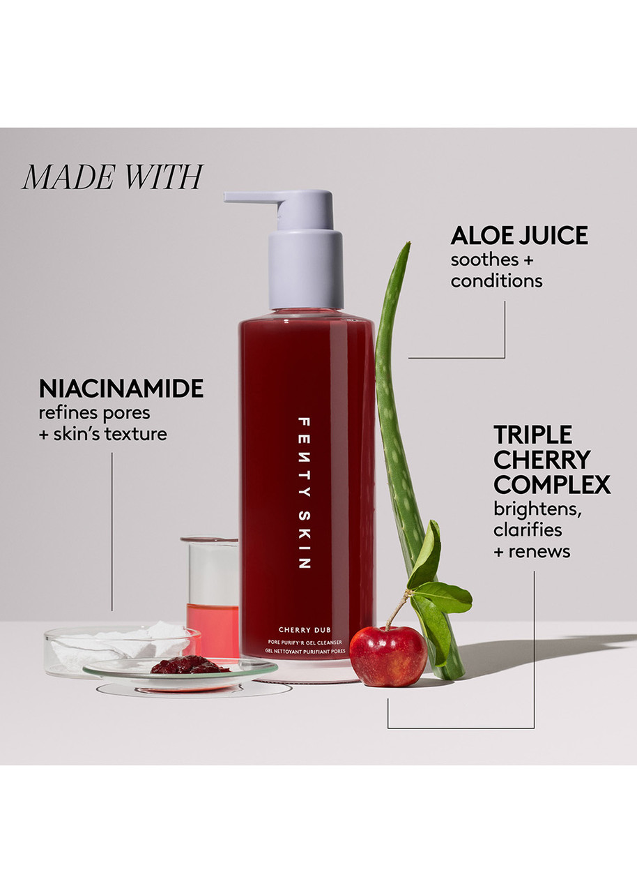 Fenty Skin Cherry Dub Pore Purify'r Gel Cleanser In Cherry