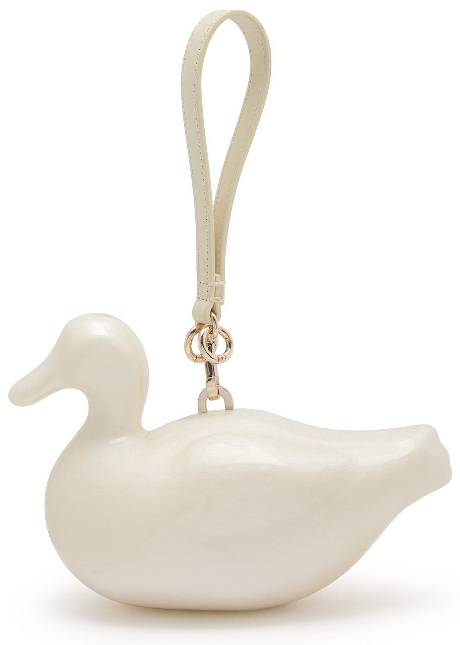 Simone Rocha Duck Pearlescent Acrylic Cross-body bag - Pearl - One Size