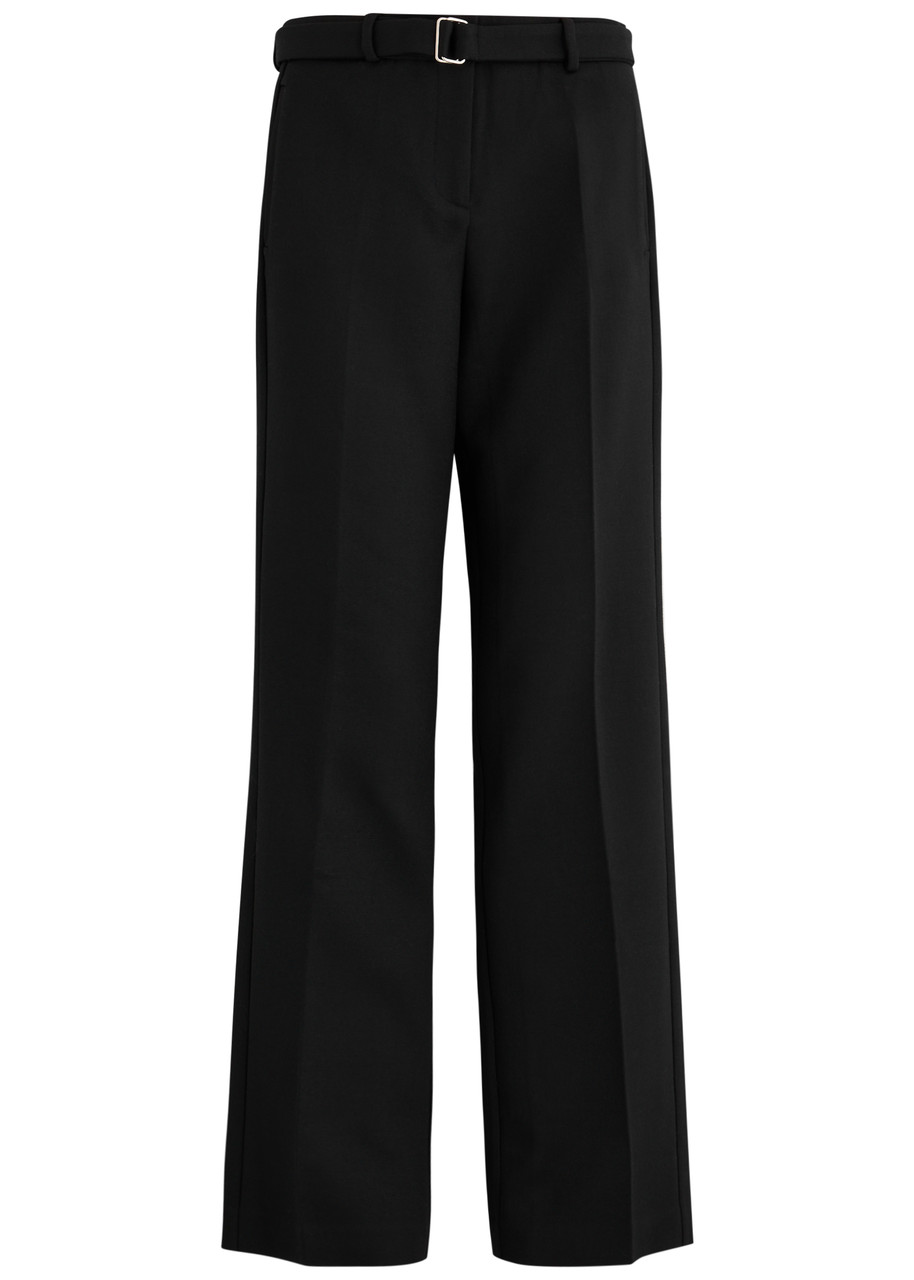 Paris Georgia Basil Straight-leg Twill Trousers - Black - M (UK12 / M)