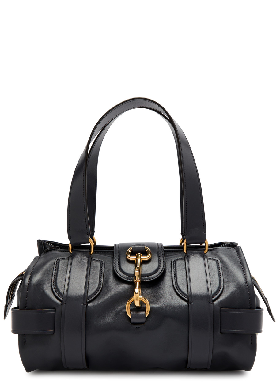 Chloé Chloe Kerala 25 Mini Leather Shoulder Bag In Navy