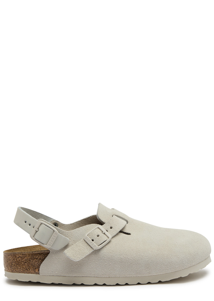 Birkenstock Tokio II Suede Clogs - Off White - 40 (IT40/ UK7)