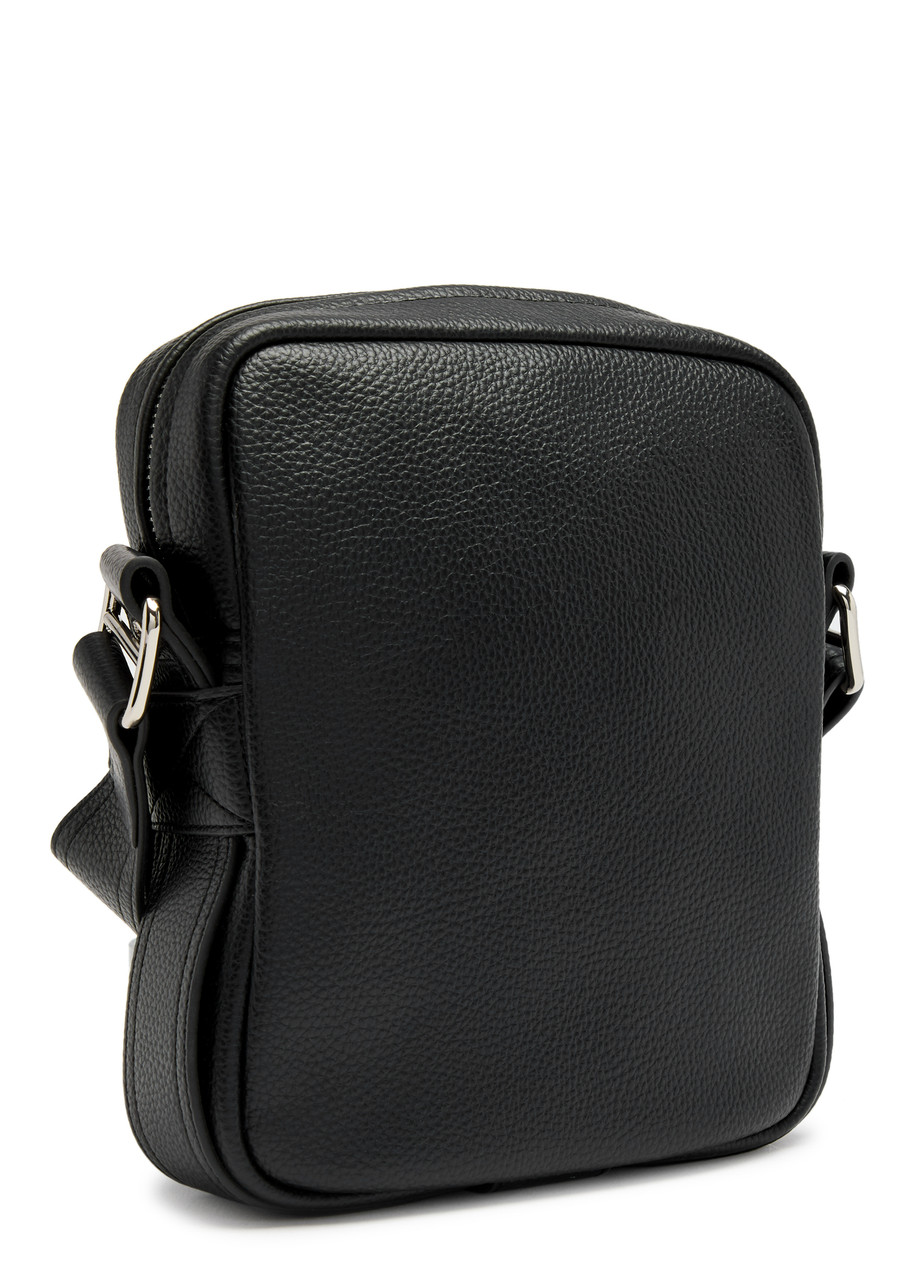 Vivienne Westwood Jackson Leather Cross-body Bag In Black And Caramel