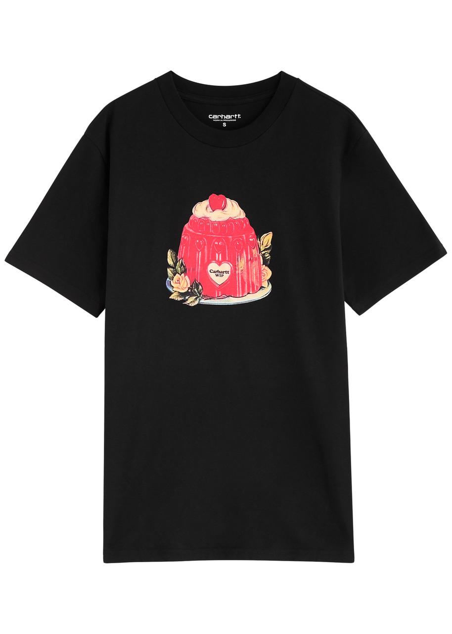 Carhartt Wip Pudding Printed Cotton T-shirt – Black – XL Carhartt Wip Pudding Printed Cotton T-shirt – Black – XL