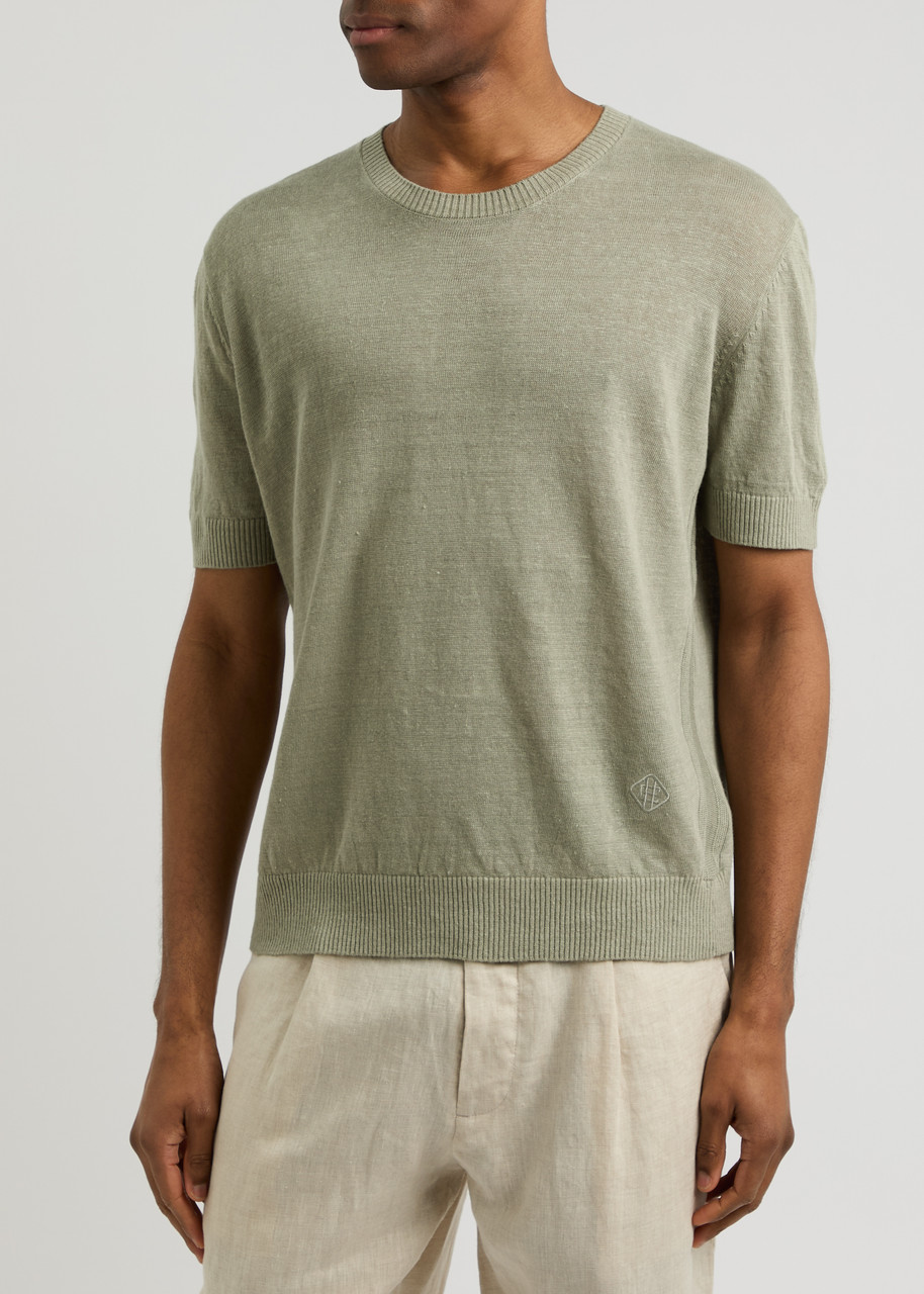  Che Linen-knit T-shirt - Green - M 