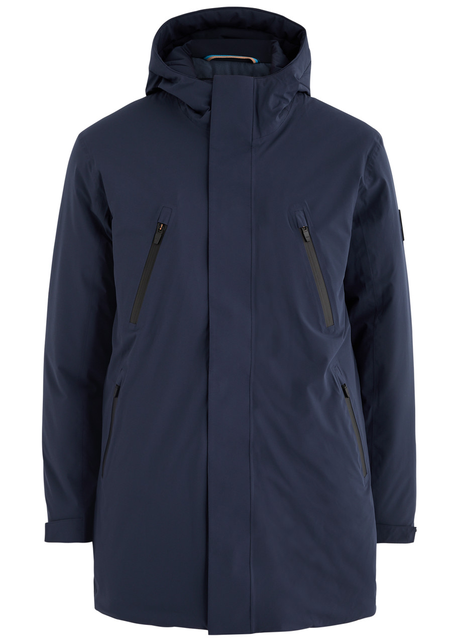 Sandbanks Terrace Padded Nylon Parka - Navy - M