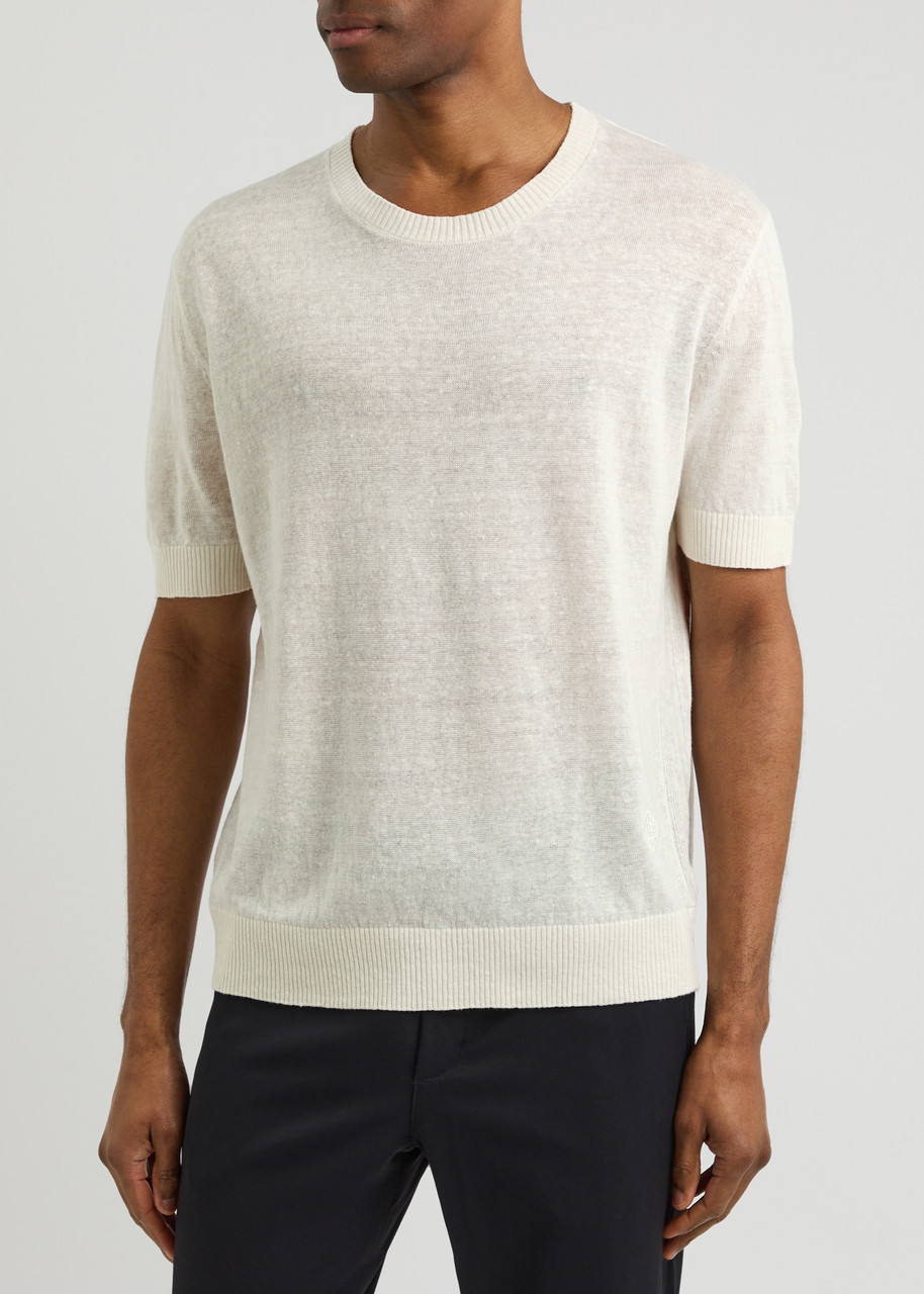  Che Linen-knit T-shirt - Cream - M 
