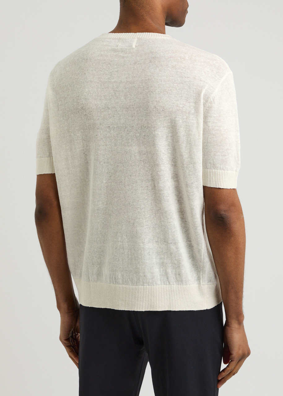  Che Linen-knit T-shirt - Cream - M 
