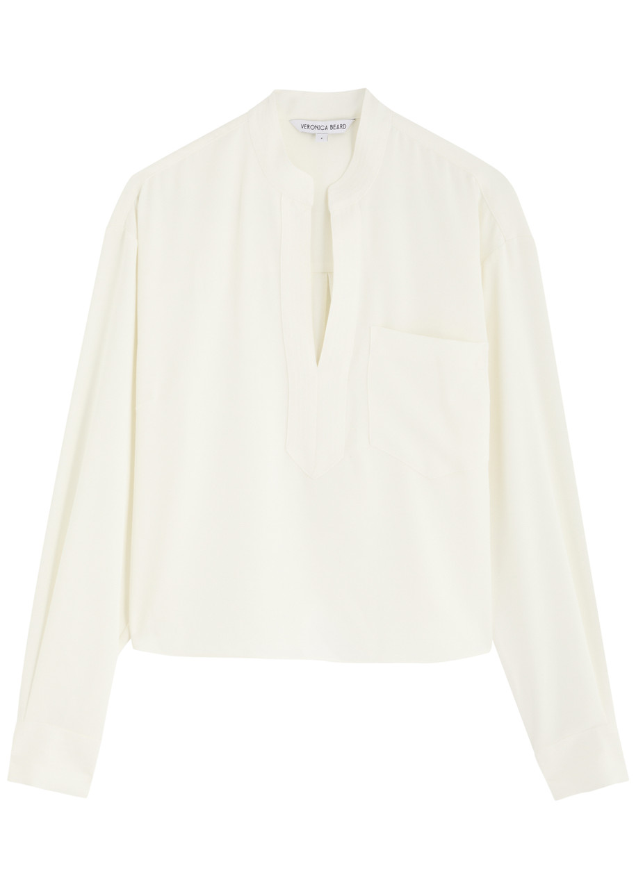 Veronica Beard Dean Blouse - Cream