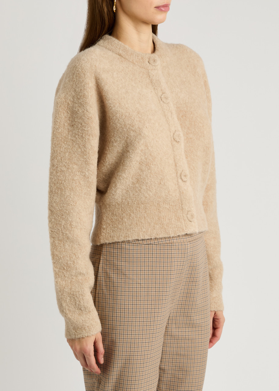  Clea Arthur Alpaca-blend Cardigan - Beige - M (uk12 / M) 