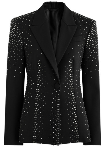 アウターその他 THE ATTICO Woman Blazer Black 241WCG61W046 100 Black blazer for Women | THE ATTICO®