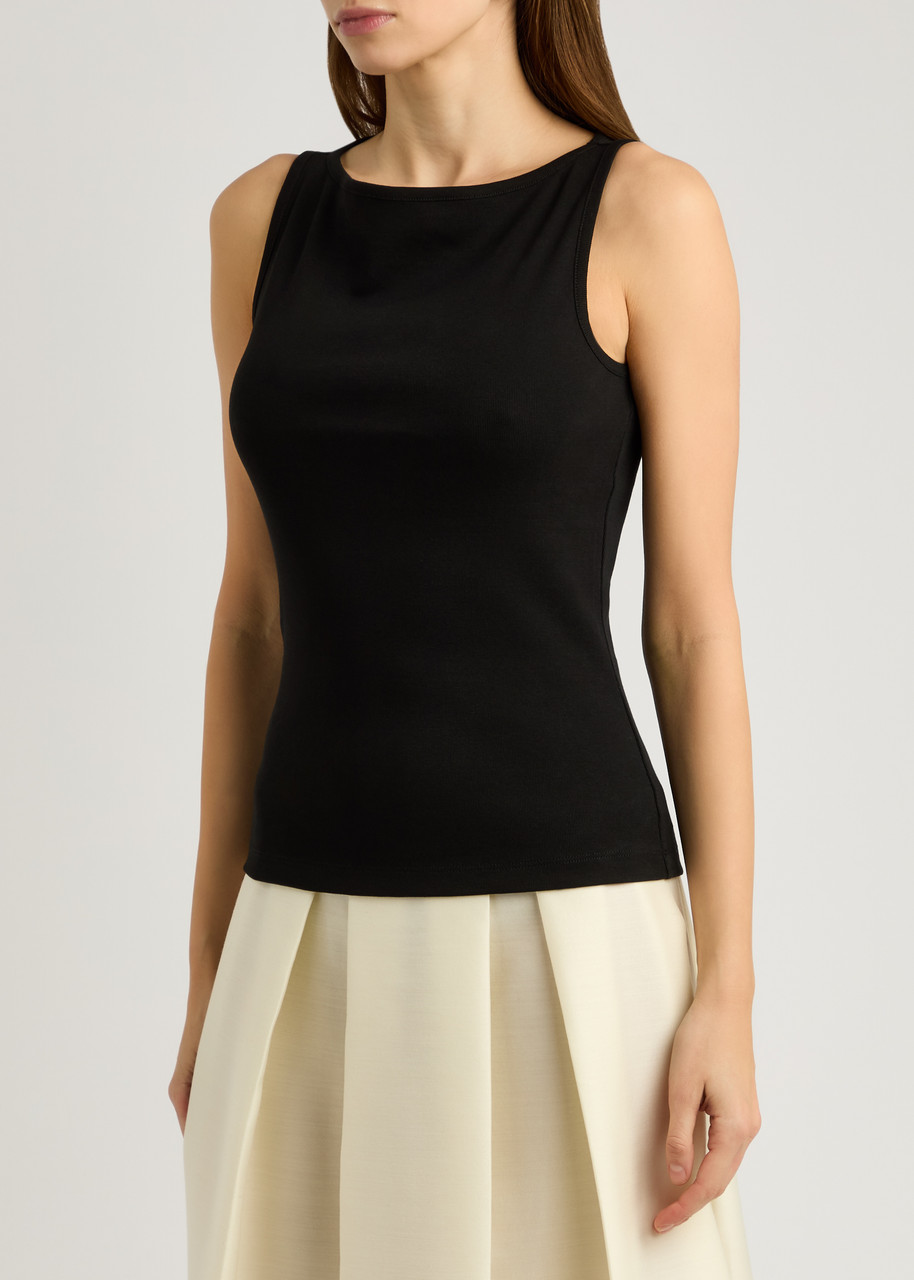 Flore Flore Timmi Cotton Tank In Black