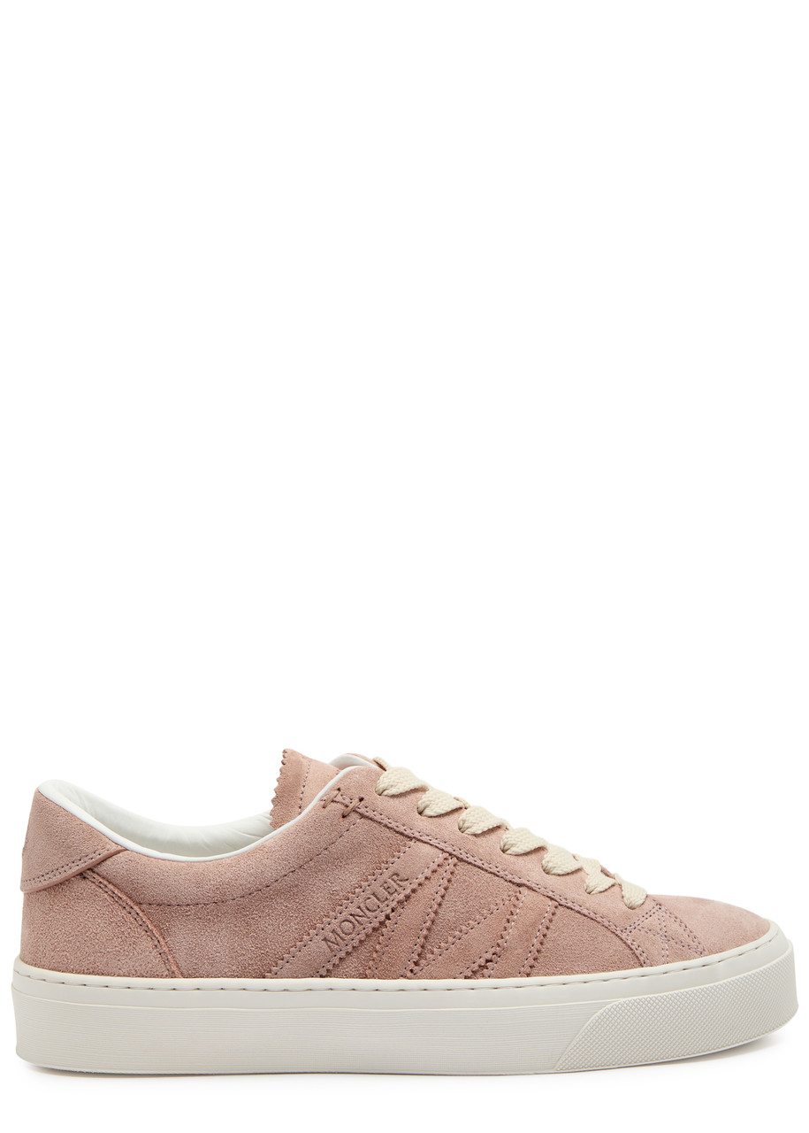 Moncler Lace-up Low-cut Casual Shoes In Pink Light