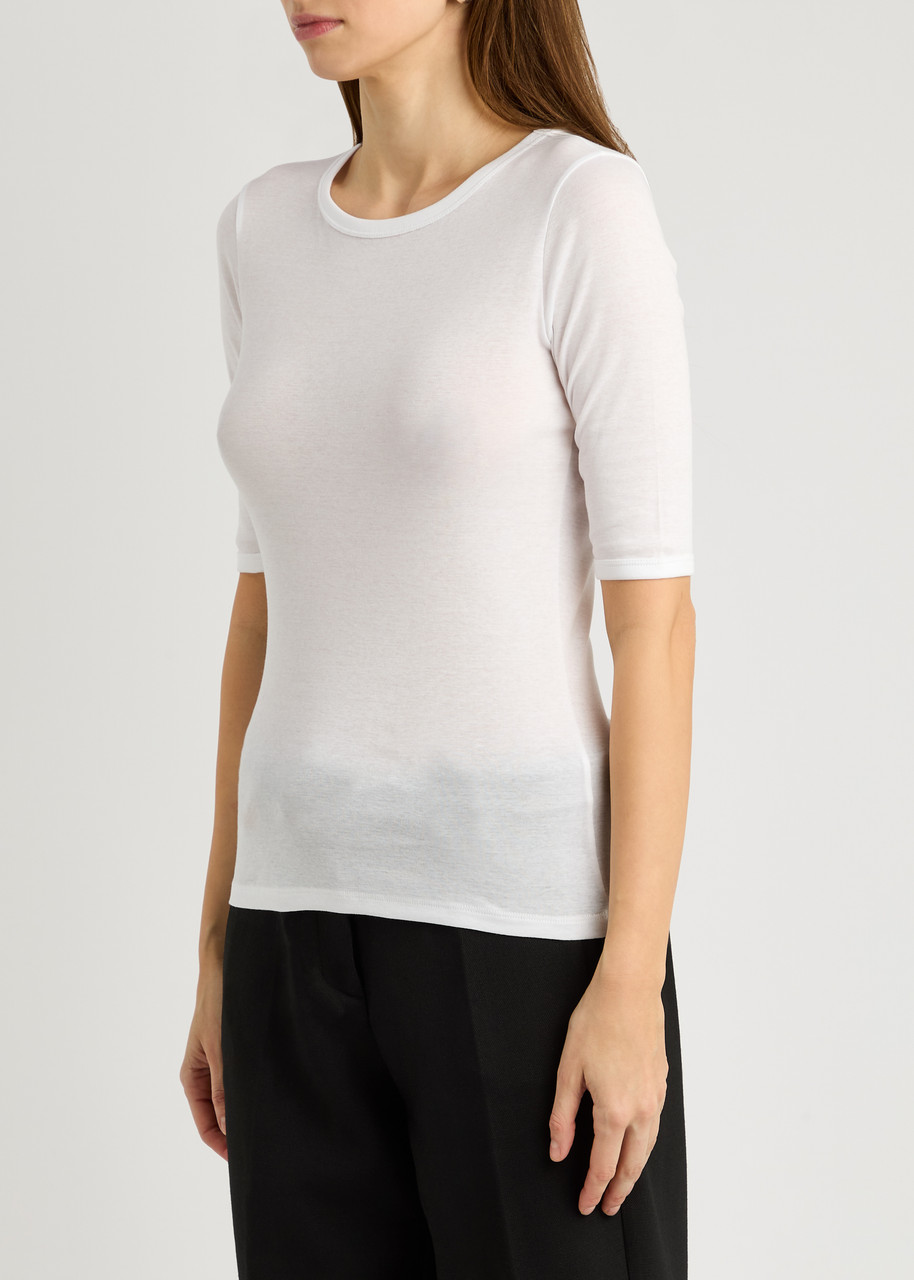 Flore Flore Anna Cotton T-shirt In White