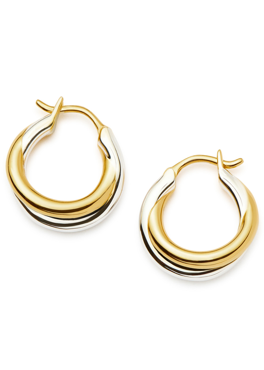 Missoma X Lucy Williams Entwine Small Hoop Earrings - Gold - One Size