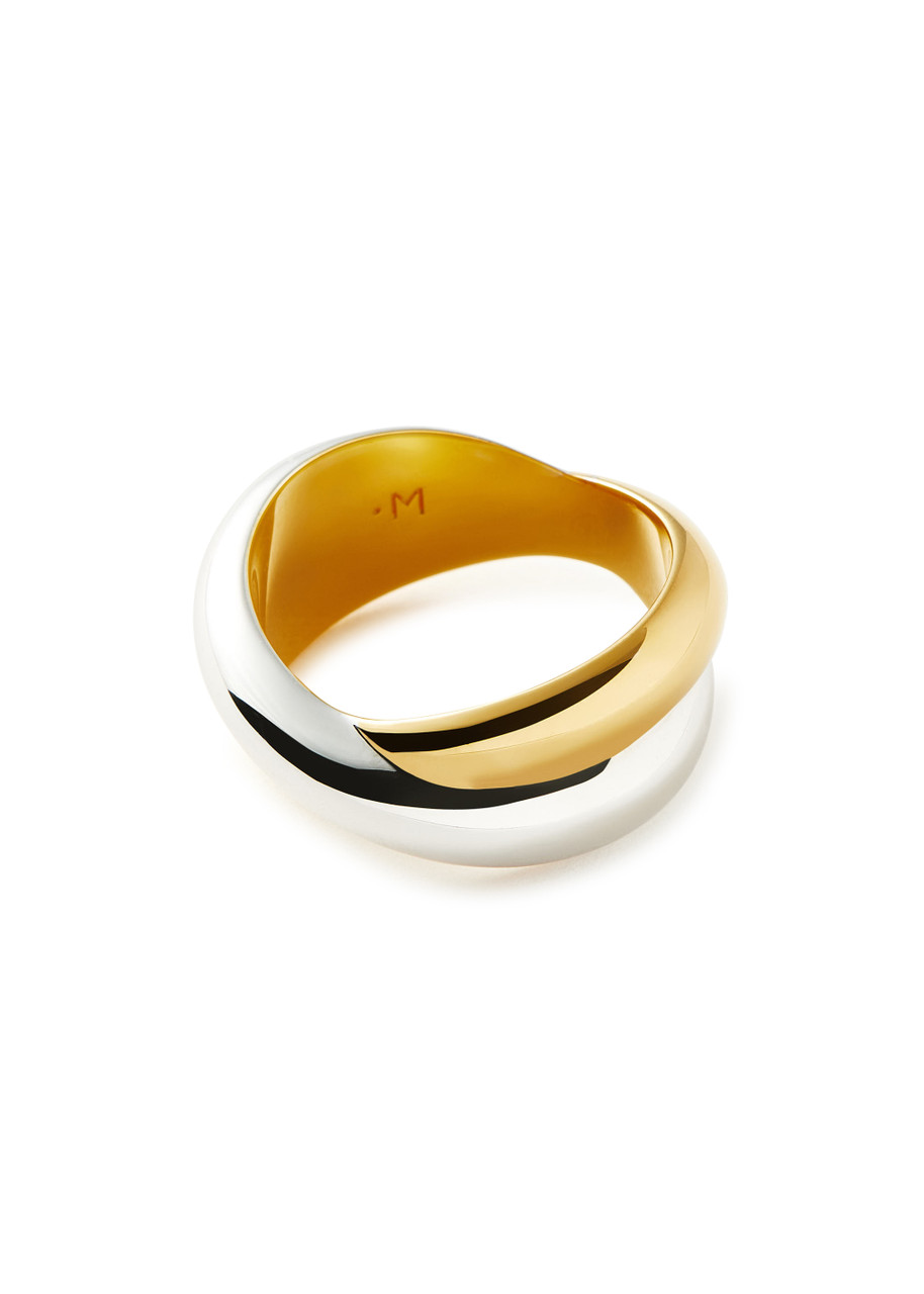 Missoma X Lucy Williams Chunky Entwine Ring In Gold